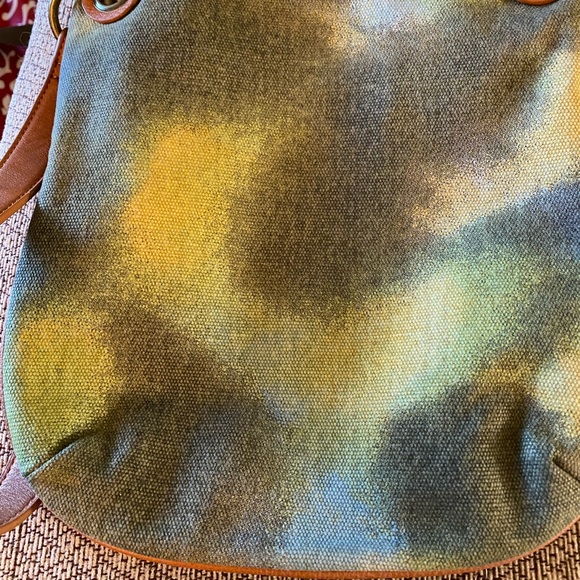 Coco & Carmen Canvas Crossbody with Brass and Leather details - Picture 2 of 7